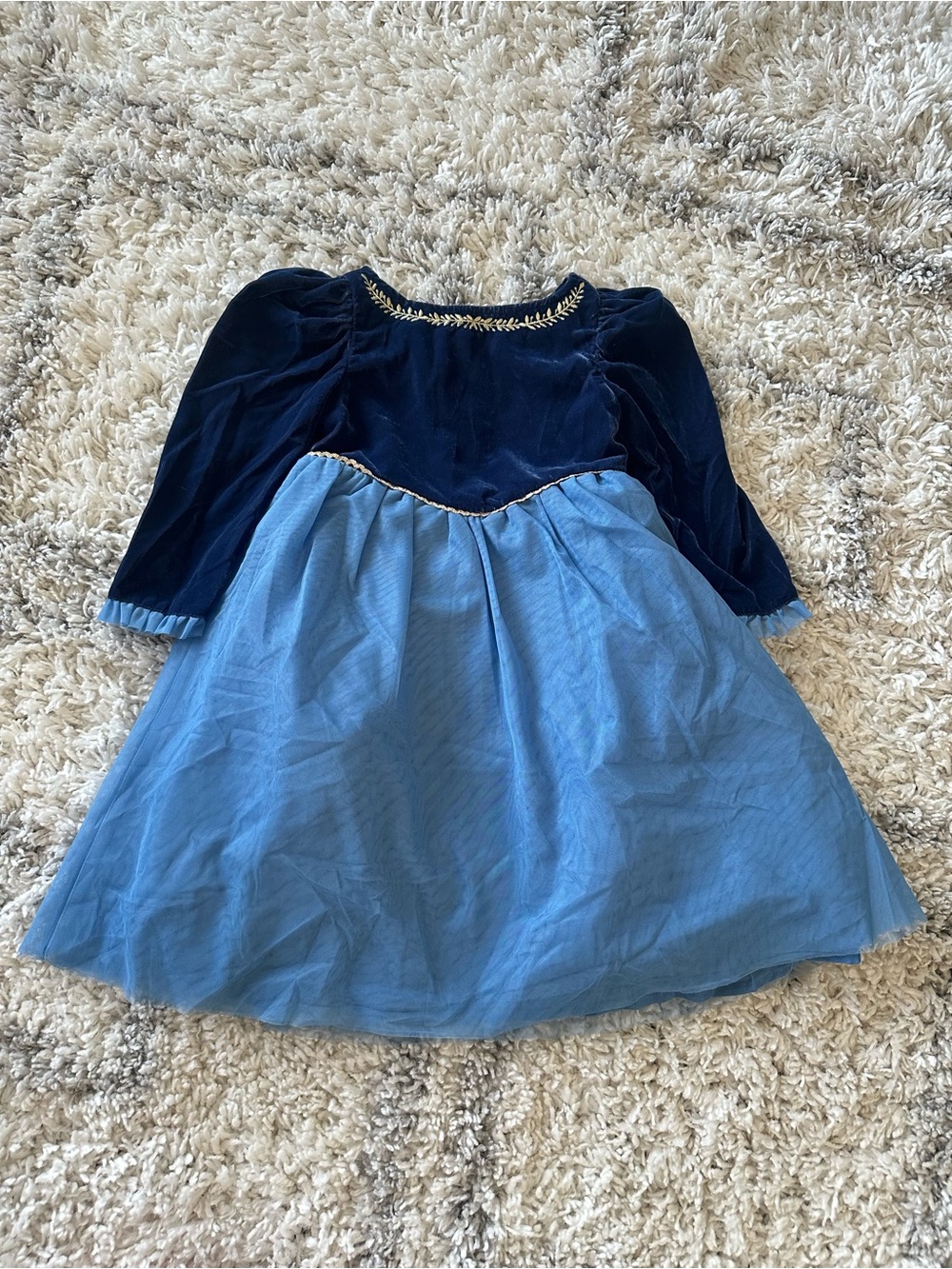 Janie and Jack X Disney Frozen Velvet Tulle Dress kids girls 4T